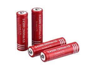 4 piece 2800mAh 14500 3.7V Li-ion Rechargeable Batteries for Torch Camera Flashlight 4 piece 2800mAh 14500 3.7V Li-ion Rechargeable Batteries for Torch Camera Flashlight