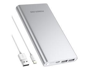 Poweradd Pilot 4GS 12000mAh Power Bank Portable Charger Dual 3A Output External Battery Pack for iPhone, iPad, Samsung Galaxy and More