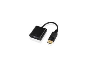 CORN DisplayPort to VGA Male to Female Active Cable Adapter 1920x1200 1080P for PC Laptop Macbook projector - Black CORN DisplayPort to VGA Male to Female Active Cable Adapter 1920x1200 1080P for PC Laptop Macbook projector - Black
