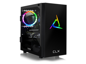 CLX SET Gaming PC - Intel Core i7 9700F 3.00GHz 8-Core, 16GB DDR4 2666, GeForce RTX 2070 Super 8GB, 480GB SSD + 2TB HDD, Black Mini-Tower RGB, Windows 10 Home CLX SET Gaming PC - Intel Core i7 9700F 3.00GHz 8-Core, 16GB DDR4 2666, GeForce RTX 2070 Super 8GB, 480GB SSD + 2TB HDD, Black Mini-Tower RGB, Windows 10 Home