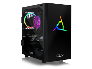 CLX SET Gaming PC - AMD Ryzen 7 3800X 3.9GHz 8-Core, 16GB DDR4 3000, GeForce RTX 2070 SUPER 8GB, 480GB SSD + 3TB HDD, WiFi, Black Mini-Tower RGB, Windows 10 Home CLX SET Gaming PC - AMD Ryzen 7 3800X 3.9GHz 8-Core, 16GB DDR4 3000, GeForce RTX 2070 SUPER 8GB, 480GB SSD + 3TB HDD, WiFi, Black Mini-Tower RGB, Windows 10 Home