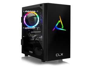 CLX SET Gaming PC - Intel Core i7 9700KF 3.6GHz 8-Core, 16GB DDR4 3000, GeForce RTX 2070 Super 8GB, 480GB SSD + 3TB HDD, Black Mini-Tower RGB, Windows 10 Home CLX SET Gaming PC - Intel Core i7 9700KF 3.6GHz 8-Core, 16GB DDR4 3000, GeForce RTX 2070 Super 8GB, 480GB SSD + 3TB HDD, Black Mini-Tower RGB, Windows 10 Home