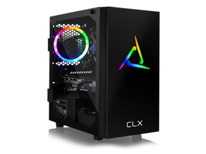 CLX SET Gaming PC - Intel Core i5 9400F 2.9GHz 6-Core, 16GB DDR4 2666, GeForce GTX 1660 Super 6GB, 480GB SSD + 2TB HDD, Black Mini-Tower RGB, Windows 10 Home CLX SET Gaming PC - Intel Core i5 9400F 2.9GHz 6-Core, 16GB DDR4 2666, GeForce GTX 1660 Super 6GB, 480GB SSD + 2TB HDD, Black Mini-Tower RGB, Windows 10 Home