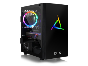 CLX SET Gaming PC - AMD Ryzen 5 3600X 3.8GHz 6-Core, 16GB DDR4 2666, Radeon RX 5700 XT 8GB, 480GB SSD + 2TB HDD, WiFi, Black Mini-Tower RGB, Windows 10 Home CLX SET Gaming PC - AMD Ryzen 5 3600X 3.8GHz 6-Core, 16GB DDR4 2666, Radeon RX 5700 XT 8GB, 480GB SSD + 2TB HDD, WiFi, Black Mini-Tower RGB, Windows 10 Home