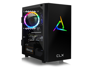 CLX SET Gaming PC - Intel Core i7 9700KF 3.6GHz 8-Core, 16GB DDR4 3000, GeForce RTX 2060 Super 8GB, 480GB SSD + 3TB HDD, Black Mini-Tower RGB, Windows 10 Home CLX SET Gaming PC - Intel Core i7 9700KF 3.6GHz 8-Core, 16GB DDR4 3000, GeForce RTX 2060 Super 8GB, 480GB SSD + 3TB HDD, Black Mini-Tower RGB, Windows 10 Home