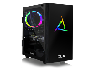 CLX SET Gaming PC - Intel Core i7 9700KF 3.6GHz 8-Core, 32GB DDR4 3000, GeForce RTX 2070 Super 8GB, 480GB SSD + 4TB HDD, Black Mini-Tower RGB, Windows 10 Home CLX SET Gaming PC - Intel Core i7 9700KF 3.6GHz 8-Core, 32GB DDR4 3000, GeForce RTX 2070 Super 8GB, 480GB SSD + 4TB HDD, Black Mini-Tower RGB, Windows 10 Home