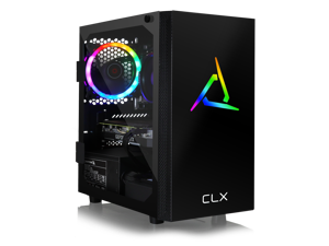 CLX SET Gaming PC - AMD Ryzen 5 3600 3.6GHz 6-Core, 16GB DDR4 2666, GeForce GTX 1660 Super 6GB, 480GB SSD + 2TB HDD, WiFi, Black Mini-Tower RGB, Windows 10 Home CLX SET Gaming PC - AMD Ryzen 5 3600 3.6GHz 6-Core, 16GB DDR4 2666, GeForce GTX 1660 Super 6GB, 480GB SSD + 2TB HDD, WiFi, Black Mini-Tower RGB, Windows 10 Home