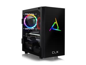 CLX SET Gaming Desktop - AMD Ryzen 5 5600X 3.7GHz 6-Core Processor, 16GB DDR4 Memory, GeForce RTX 3060 Ti 8GB GDDR6 Graphics, 480GB SSD, 2TB HDD, WiFi, Windows 11 Home 64-bit