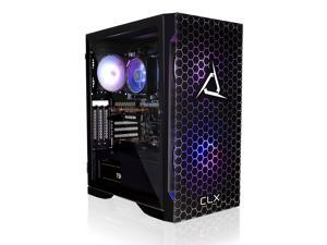 CLX SET Gaming Desktop - AMD Ryzen 7 3800X 3.9GHz 8-Core Processor, 16GB DDR4 Memory, Radeon RX 6700 XT 12GB GDDR6 Graphics, 500GB NVMe M.2 SSD, 3TB HDD, WiFi, Win 10 Home 64-bit