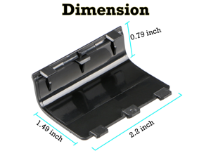 Battery Pack Back Housing Shell Cover Replacement Black For Xbox One Controller Battery Pack Back Housing Shell Cover Replacement Black For Xbox One Controller