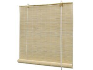 vidaXL Roller Blinds Bamboo 59.1" Natural Blackout Sunshade Privacy Screen vidaXL Roller Blinds Bamboo 59.1" Natural Blackout Sunshade Privacy Screen