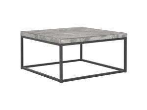 vidaXL Coffee Table 29.5" Concrete Look Home Living Room Accent End Sofa Table