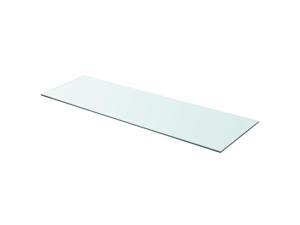 vidaXL Shelf Panel Glass Clear 35.4"x11.8" Glass Sheet Plate Display Shelving vidaXL Shelf Panel Glass Clear 35.4"x11.8" Glass Sheet Plate Display Shelving
