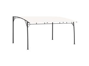 vidaXL Garden Sunshade Awning 157.5"x118.1"x100.4" Cream vidaXL Garden Sunshade Awning 157.5"x118.1"x100.4" Cream