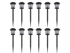 vidaXL 12x Outdoor Solar Lamp LED Light with Spike Garden Path Spot Lighting vidaXL 12x Outdoor Solar Lamp LED Light with Spike Garden Path Spot Lighting
