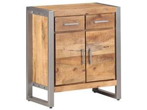 vidaXL Rough Mango Wood Sideboard Storage Side Cabinet Wooden Home Organizer