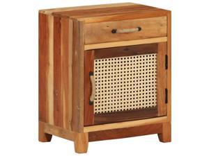 vidaXL Bedside Cabinet Solid Reclaimed Wood End Nightstand Storage Cabinet vidaXL Bedside Cabinet Solid Reclaimed Wood End Nightstand Storage Cabinet