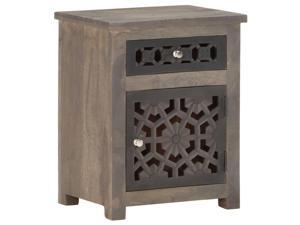 vidaXL Solid Mango Wood Bedside Cabinet Wooden Nightstand Storage Cabinet vidaXL Solid Mango Wood Bedside Cabinet Wooden Nightstand Storage Cabinet