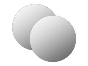 vidaXL 2x Wall Mirrors 23.6" Round Glass Bathroom Dressing Room Decorative