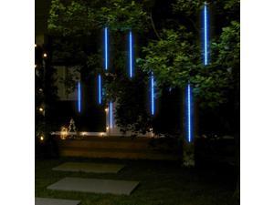 vidaXL 8x Meteor Lights 2 ft Blue 288 LEDs Indoor Outdoor Xmas Decoration