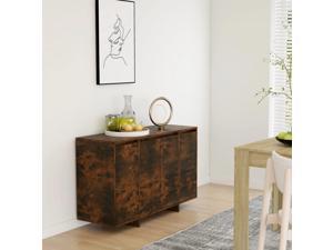 vidaXL Sideboard Smoked Oak Engineered Wood Storage Side Cupboard Furniture