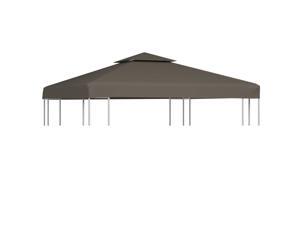 vidaXL 2-Tier Gazebo Top Cover 0.68lb/m² 118.1"x118.1" Taupe Gazebo Canopy vidaXL 2-Tier Gazebo Top Cover 0.68lb/m² 118.1"x118.1" Taupe Gazebo Canopy