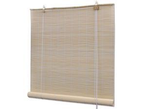 vidaXL Roller Blinds Bamboo 31.5" Natural Blackout Sunshade Privacy Screen vidaXL Roller Blinds Bamboo 31.5" Natural Blackout Sunshade Privacy Screen