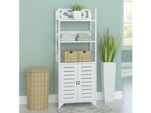 vidaXL Bathroom Cabinet Albuquerque Wood White 18"x9.4"x46.3" vidaXL Bathroom Cabinet Albuquerque Wood White 18"x9.4"x46.3"
