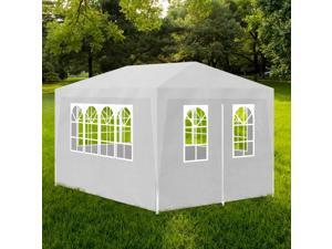 vidaXL Party Tent 10' x 13' with 4 Walls White vidaXL Party Tent 10' x 13' with 4 Walls White