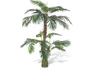 vidaXL Artificial Plant Cycas Palm Tree 59" Not Potted Home Patio Arrangerment