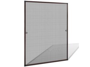 vidaXL Window Insect Screen Fly Bug Mosquito Fiberglass Net Brown 39.4"x47.2" vidaXL Window Insect Screen Fly Bug Mosquito Fiberglass Net Brown 39.4"x47.2"