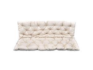 vidaXL Replacement Cushion for Garden Swing Chair Seat and Backrest 59" Cream vidaXL Replacement Cushion for Garden Swing Chair Seat and Backrest 59" Cream