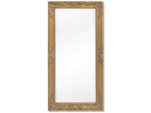 vidaXL Gold Wall Mirror Ornate Vanity Baroque Bedroom Hallway Living Room Home