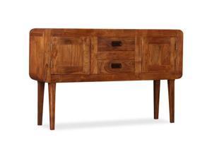 vidaXL Sideboard Bar Buffet Cabinet with Storage Solid Wood with Honey Finish