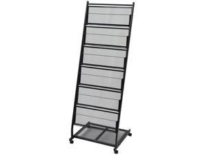 vidaXL Magazine Rack Black A4 Cabinet Storage Newspaper Rack Holder Furniture vidaXL Magazine Rack Black A4 Cabinet Storage Newspaper Rack Holder Furniture