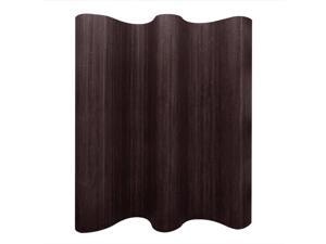 vidaXL Room Divider Rollup Bamboo Brown 98.4" Space Partition Privacy Screen vidaXL Room Divider Rollup Bamboo Brown 98.4" Space Partition Privacy Screen