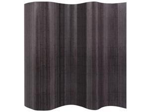 vidaXL Room Divider Rollup Bamboo Grey 98.4" Space Partition Privacy Screen vidaXL Room Divider Rollup Bamboo Grey 98.4" Space Partition Privacy Screen