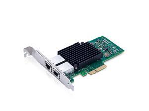 Compatible Intel X550-T2, 10GbE Converged Network Adapter(NIC), X550 Chipset, PCI-E X4, Dual RJ45 Copper Port CNA Compatible Intel X550-T2, 10GbE Converged Network Adapter(NIC), X550 Chipset, PCI-E X4, Dual RJ45 Copper Port CNA