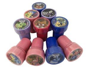 Party Favors - Inside Out - Stampers - 10ct - Self Inking Party Favors - Inside Out - Stampers - 10ct - Self Inking
