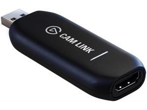Elgato Cam Link 4K — Broadcast Live, Record via DSLR, Camcorder, or Action Cam, 1080p60 or 4K at 30 FPS, Compact HDMI Capture Device, USB 3.0