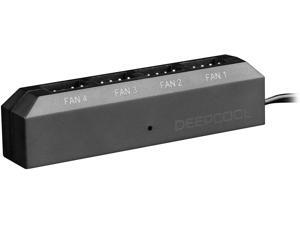 DeepCool Fan Hub Control 4PWM Fan Speed Supports Fan with 3Pin/4Pin Cooling FH-04 DeepCool Fan Hub Control 4PWM Fan Speed Supports Fan with 3Pin/4Pin Cooling FH-04