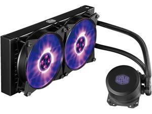 Cooler Master MasterLiquid ML240L RGB AIO CPU Liquid Cooler '240mm Radiator, All-in-One, Dual Dissipation Pump' MLW-D24M-A20PC-R1 Cooler Master MasterLiquid ML240L RGB AIO CPU Liquid Cooler '240mm Radiator, All-in-One, Dual Dissipation Pump' MLW-D24M-A20PC-R1