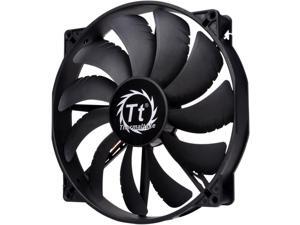 Thermaltake 200mm Pure 20 Series Black 200x30mm Thick Quiet High Airflow Case Fan with Anti-Vibration Mounting System Cooling CL-F015-PL20BL-A Thermaltake 200mm Pure 20 Series Black 200x30mm Thick Quiet High Airflow Case Fan with Anti-Vibration Mounting System Cooling CL-F015-PL20BL-A