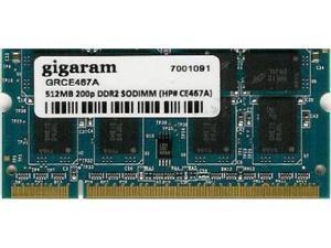 Gigaram 512MB DDR2 SODIMM for HP Color LaserJet CP4025dn / CP4025n / CP4525dn / CP4525n / CP4525xh (HP# CE467A)