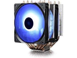 DEEPCOOL Neptwin RGB CPU Cooler 6 Heatpipes Twin-Tower Heatsinks Dual 120mm PWM RGB Fans Motherboard Control and Wired Controller Supported DEEPCOOL Neptwin RGB CPU Cooler 6 Heatpipes Twin-Tower Heatsinks Dual 120mm PWM RGB Fans Motherboard Control and Wired Controller Supported