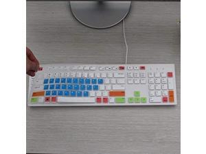 Leze - Ultra Thin Keyboard Cover Compatible with Dell KM636 & KB216 Keyboard & Dell Optiplex 5250 3050 3240 5460 7450 7050 & Dell Inspiron AIO 3475/3670/3477 All-in one Desktop - White Black Leze - Ultra Thin Keyboard Cover Compatible with Dell KM636 & KB216 Keyboard & Dell Optiplex 5250 3050 3240 5460 7450 7050 & Dell Inspiron AIO 3475/3670/3477 All-in one Desktop - White Black