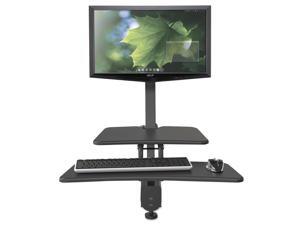 BALT 90530 Up-Rite Desk Mounted Sit-Stand Workstation Single 27 1/8 x 30 x 42 Dark Gray BALT 90530 Up-Rite Desk Mounted Sit-Stand Workstation Single 27 1/8 x 30 x 42 Dark Gray