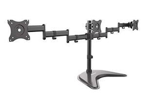 Diamond DMTA310 Triple Articulating Monitor Arm with Freestanding Table Top Desk Mount - Stand (Adjustable Arm) for 3 13"-27" LCD Displays - Desktop Stand - Black Diamond DMTA310 Triple Articulating Monitor Arm with Freestanding Table Top Desk Mount - Stand (Adjustable Arm) for 3 13"-27" LCD Displays - Desktop Stand - Black