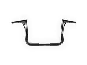 1.25" Black Handlebar with 12" Rise - 1 1/4" Ape Hanger Bar Compatible with Harley Davidson Ultra Limited FLHTK 1996-2021 1.25" Black Handlebar with 12" Rise - 1 1/4" Ape Hanger Bar Compatible with Harley Davidson Ultra Limited FLHTK 1996-2021