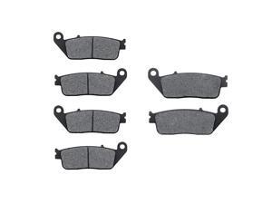 Rear Brake Pads for 1984-1986 Honda VF 500 F Interceptor Non-Metallic Organic NAO Brake Pads Set KMG Front